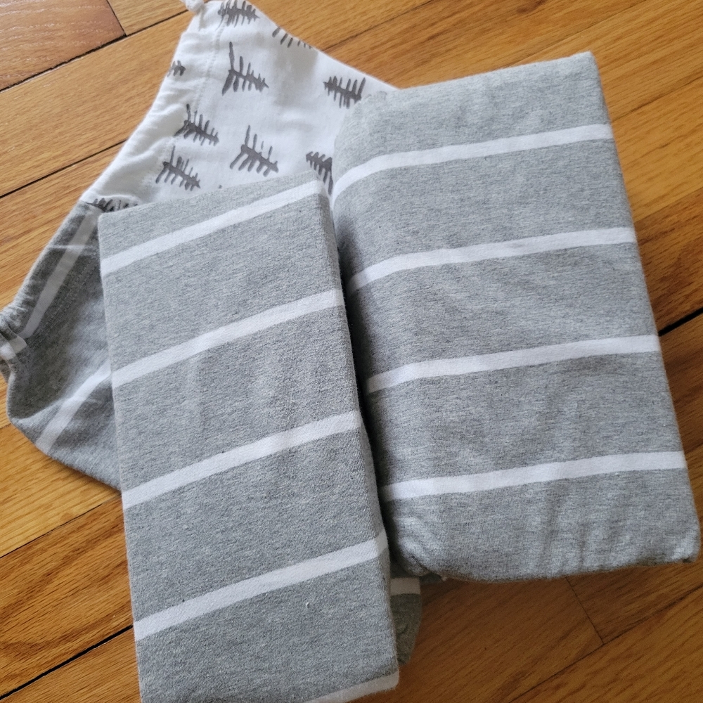 Burts bees baby fitted crib sheets,2 in slip